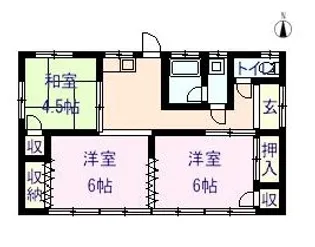 群馬県前橋市青柳町【一戸建】の間取り