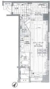 クオス銀座エストプルミエ【9階】の間取り