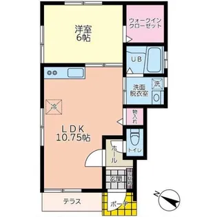 ブラッサム【1階】の間取り