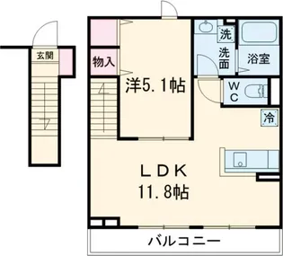 オスト六浦【2階】の間取り
