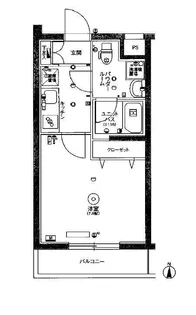 スカイコート小竹向原【4階】の間取り