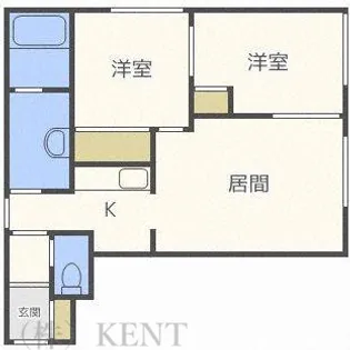 プレゼンス発寒南I【3階】の間取り