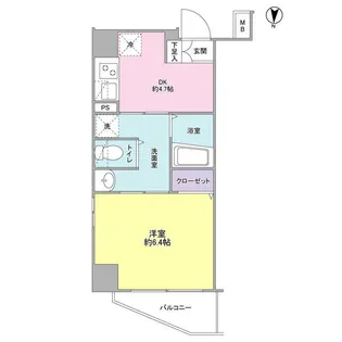 東京都荒川区東日暮里6【マンション】の間取り