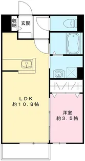 プルミエール野澤 E【2階】の間取り