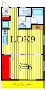 第2グリーンハイツ【4階】の間取り