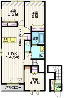 (仮称)緑が丘1丁目メゾンの間取り