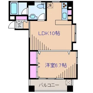 フジビューハイツ菊名弐番館【3階】の間取り