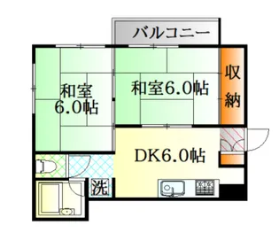 広島県広島市中区十日市町2【マンション】の間取り