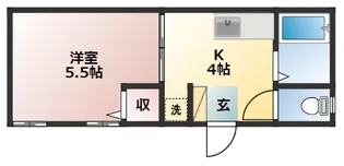 ヴェルデ・ピソ【1階】の間取り
