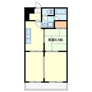 富士見台ファミリーマンション【4階】の間取り