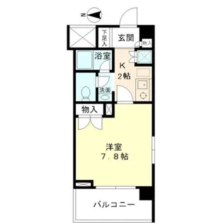 リュミエール三田【3階】の間取り