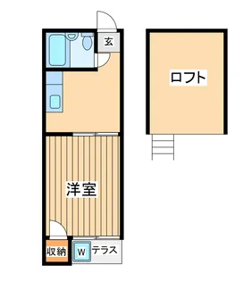 セドルハイムモリカワB【1階】の間取り