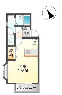 ハレ・ラウレア【2階】の間取り