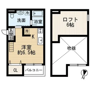 Tierra 長瀬 sta【1階】の間取り