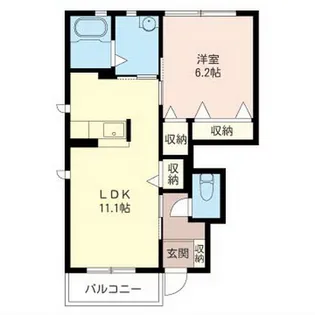 Amazing CoatI(アメージングコート1)【1階】の間取り