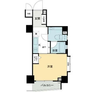 レジディア恵比寿III(旧ベルファース恵比寿【2階】の間取り