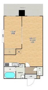 SGB浜町【3階】の間取り