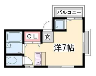 ルナ緑町【2階】の間取り
