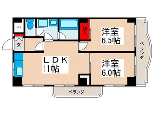 メゾン・ド・グリシ-ヌ【3階】の間取り