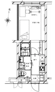 リアルワン要町【1階】の間取り