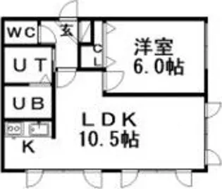 チェリーハイツ【2階】の間取り
