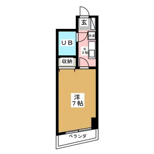 BERGE TOHKO【7階】の間取り