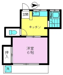 第2鵬【1階】の間取り