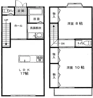 ベルコリーヌ【1階】の間取り