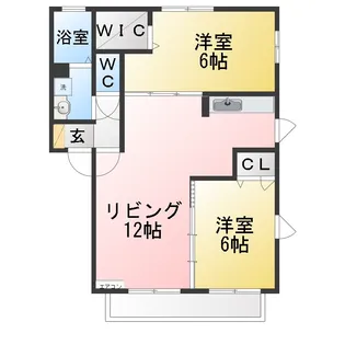 サニーコート【1階】の間取り