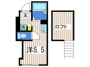 プライムテラス南太田A【2階】の間取り