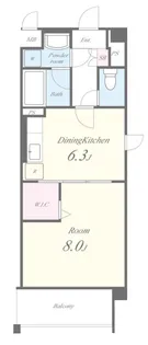 プレスティージュ・アイ【4階】の間取り