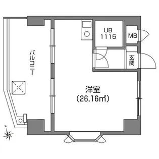 コア伝通院アネックス【10階】の間取り