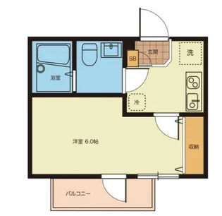 Lily東中山【1階】の間取り