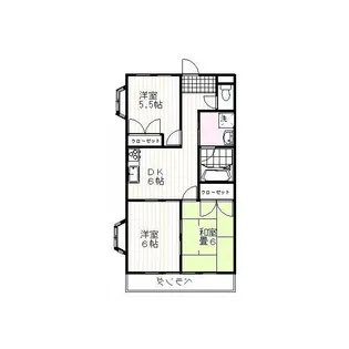 メゾン山一II【2階】の間取り