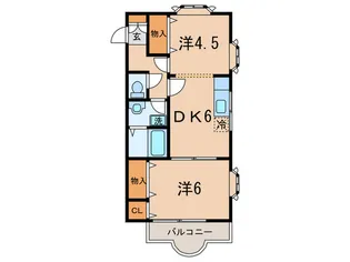 メゾン リヴェール【2階】の間取り