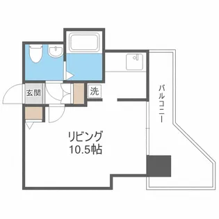 レジディア札幌駅前【12階】の間取り