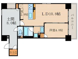 SOHO烏丸【4階】の間取り