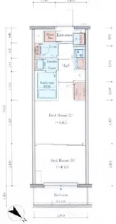 エステムコート横浜【2階】の間取り