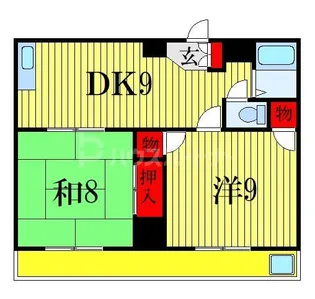 グレースサミー【2階】の間取り