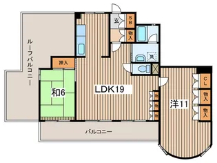 サンバレー33【5階】の間取り