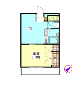 アクアグリーン【2階】の間取り