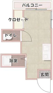 ハピネスK【4階】の間取り