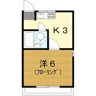 ハイツ菊【3階】の間取り