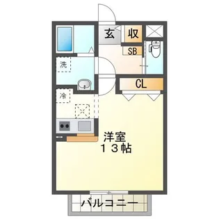 サイス フィールド I【2階】の間取り