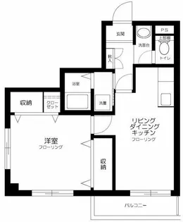コンフォート日暮里【3階】の間取り