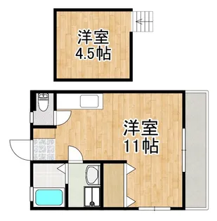 チェリーコート【2階】の間取り
