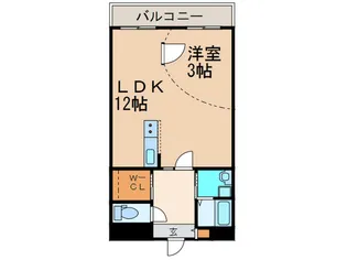 メゾンドプルミエール【2階】の間取り