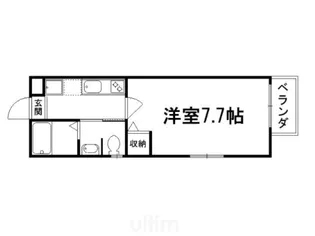 フラッティ大将軍【2階】の間取り