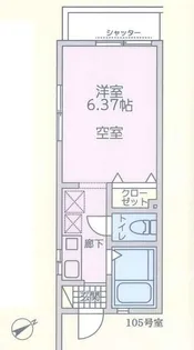 セレッサ梶ヶ谷【1階】の間取り