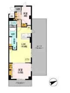 アルメール津田沼【6階】の間取り